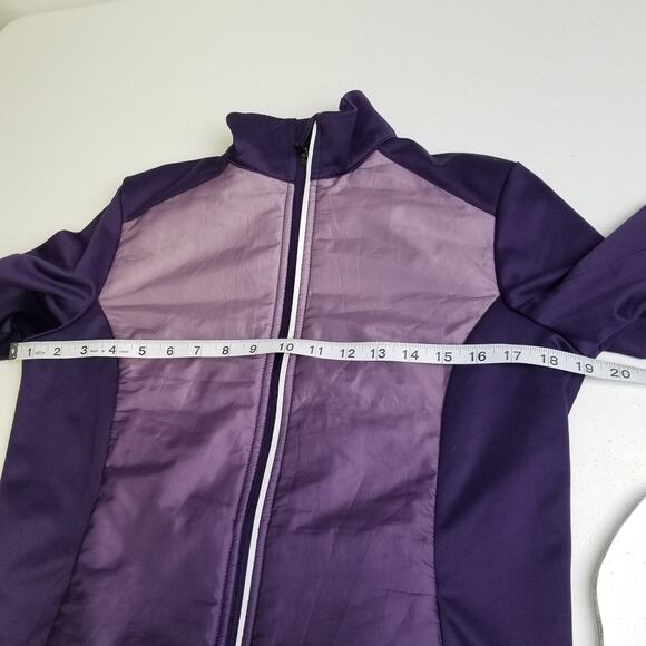 Crivit Purple Zip Front Athletic Jacket Nice Size Small 4/6 - Picture 9 of 11